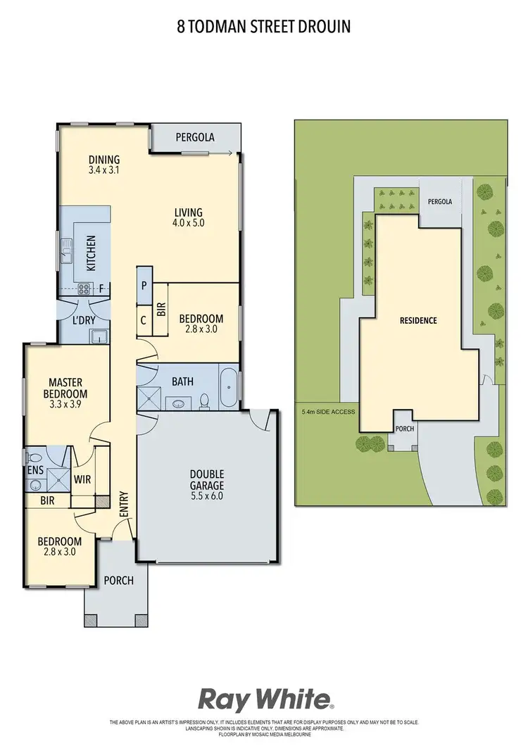 Floorplan of Homely house listing, 8 Todman Street, Drouin VIC 3818