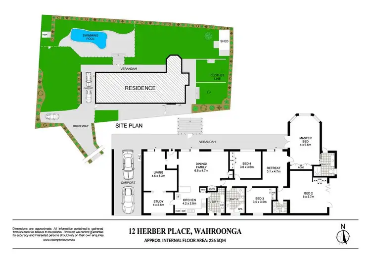 Floorplan of Homely house listing, 12 Herber Place, Wahroonga NSW 2076