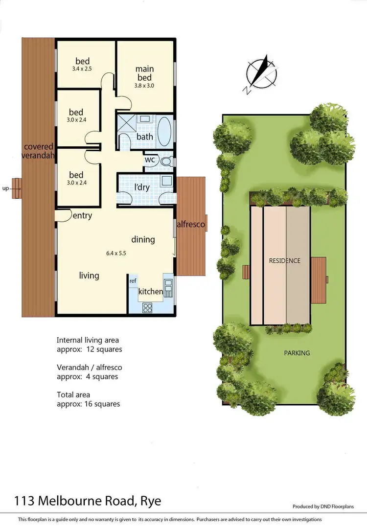 Floorplan of Homely house listing, 113 Melbourne Road, Rye VIC 3941