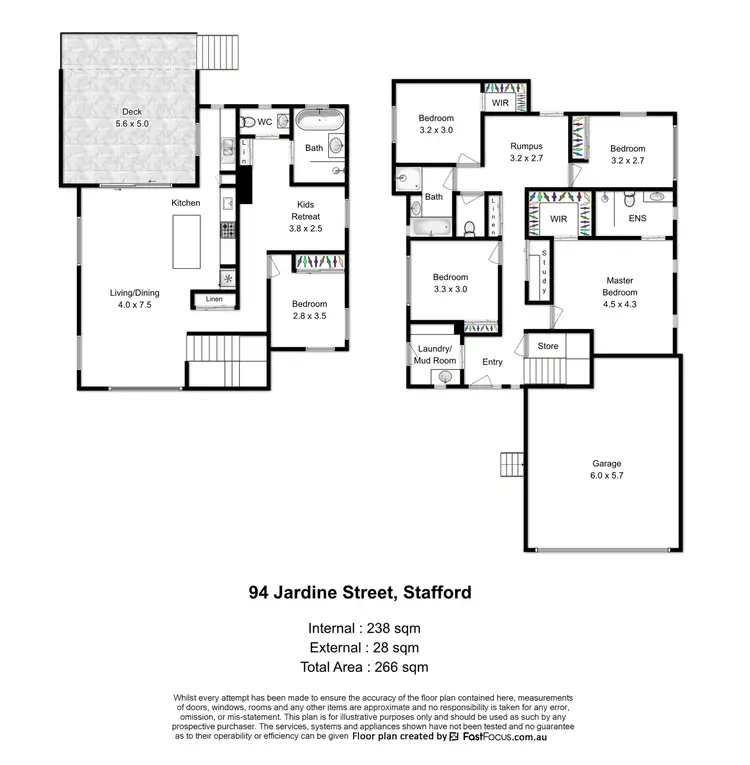 Floorplan of Homely house listing, 94 Jardine Street, Stafford QLD 4053