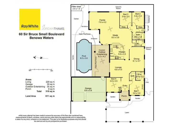 Floorplan of Homely house listing, 60 Sir Bruce Small Boulevard, Benowa Waters QLD 4217