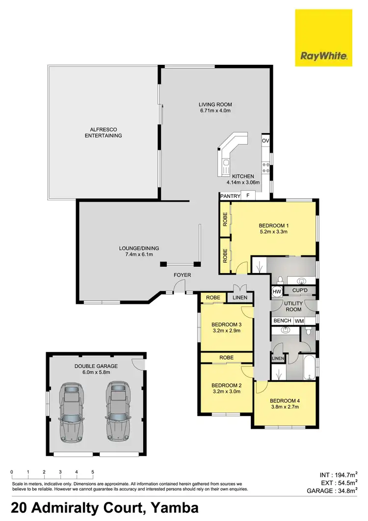 Floorplan of Homely house listing, 20 Admiralty Court, Yamba NSW 2464