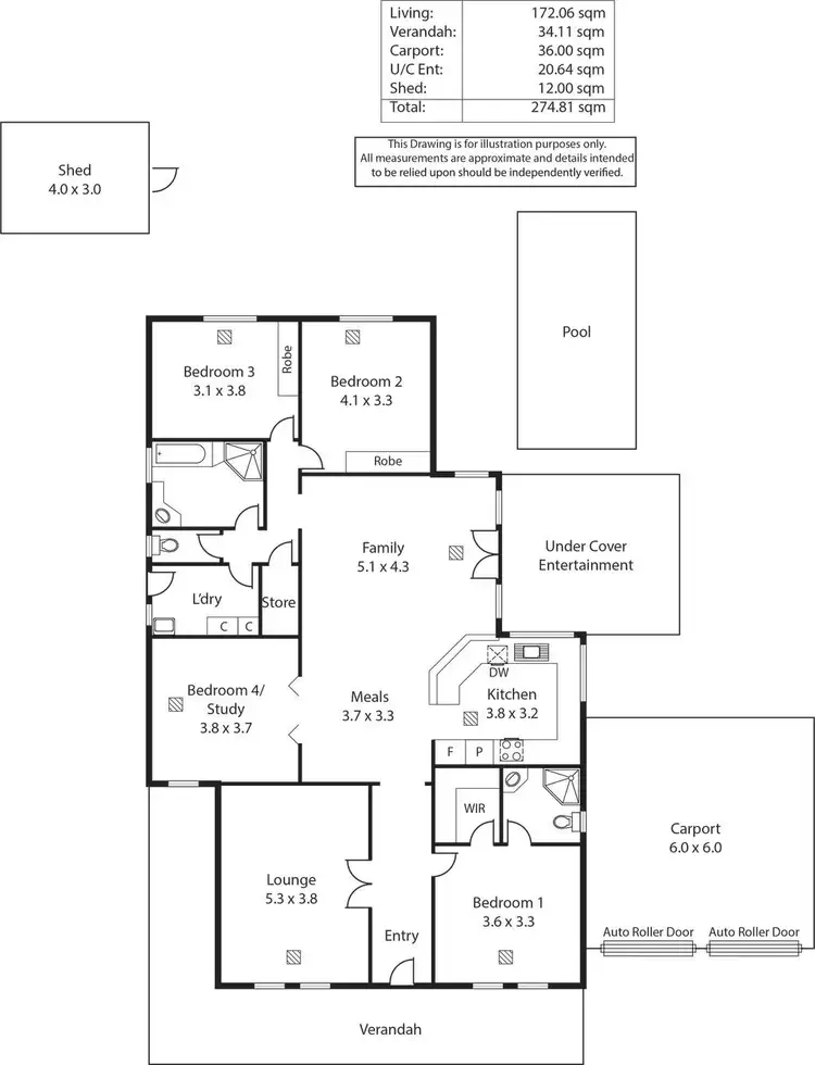 Floorplan of Homely house listing, 2 Birchwood Court, Wynn Vale SA 5127