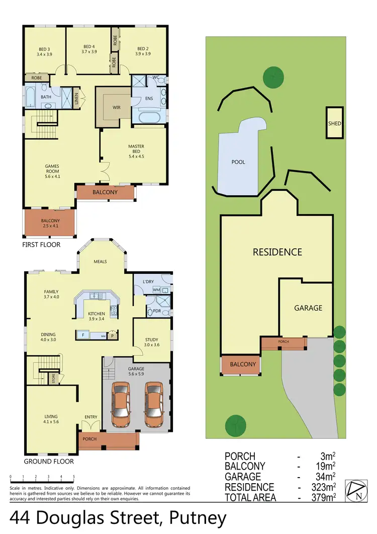 Floorplan of Homely house listing, 44 Douglas Street, Putney NSW 2112