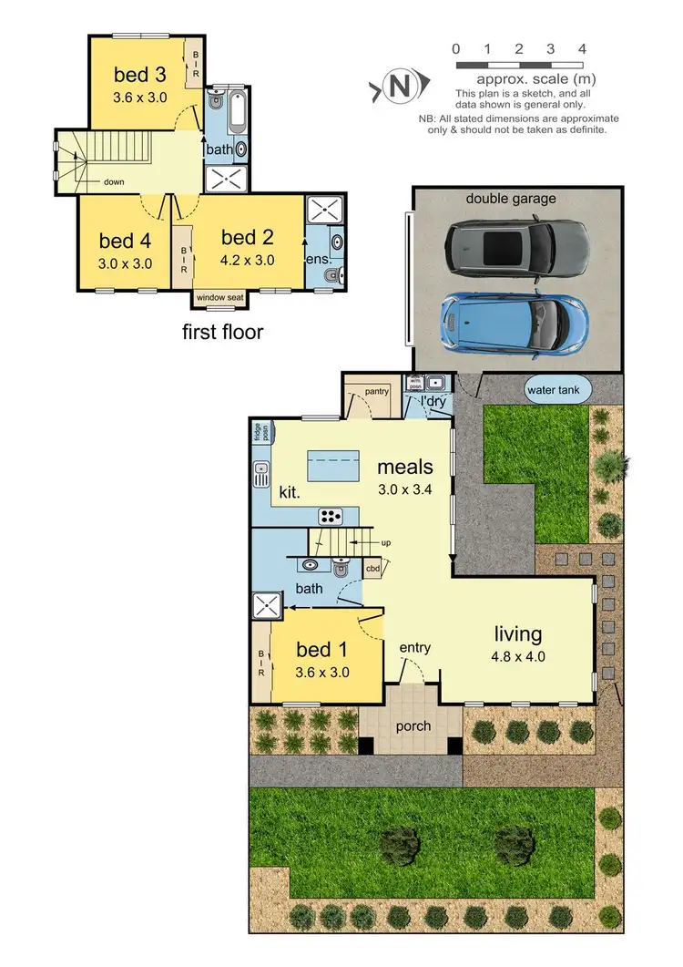 Floorplan of Homely townhouse listing, 1/18 Lotus Crescent, Mulgrave VIC 3170