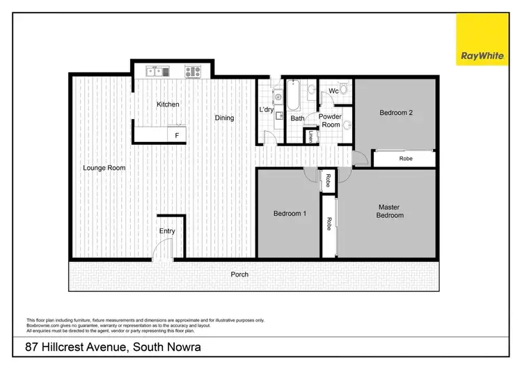 Floorplan of Homely house listing, 87 Hillcrest Avenue, South Nowra NSW 2541
