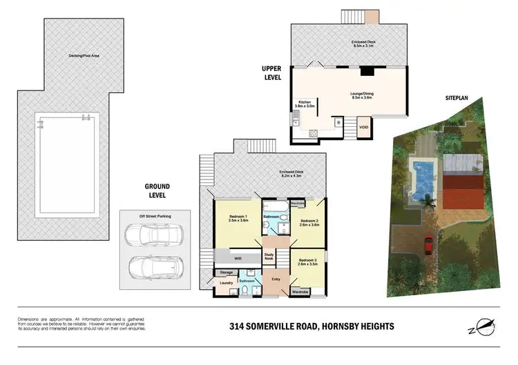 Floorplan of Homely house listing, 314 Somerville Road, Hornsby Heights NSW 2077