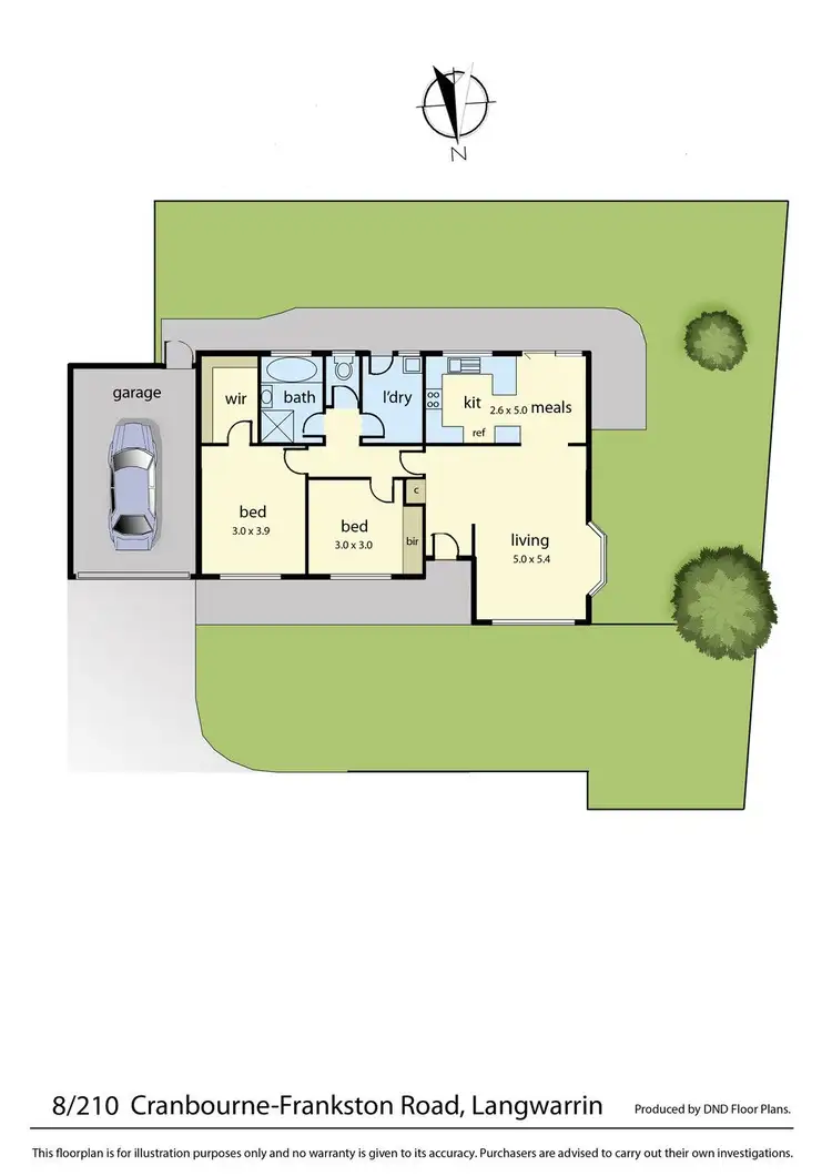 Floorplan of Homely unit listing, 8/210 Cranbourne Frankston Road, Langwarrin VIC 3910