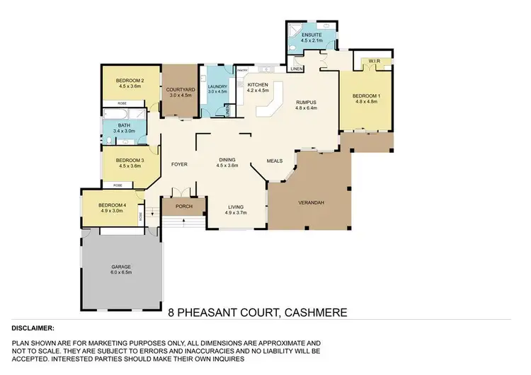 Floorplan of Homely house listing, 8 Pheasant Court, Cashmere QLD 4500