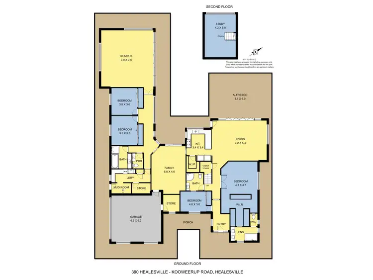 Floorplan of Homely house listing, 390 Healesville Koo Wee Rup Road, Healesville VIC 3777