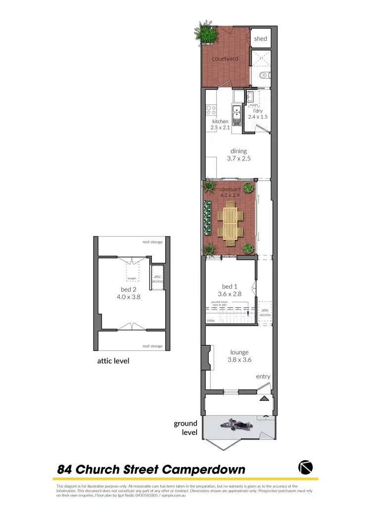 Floorplan of Homely house listing, 84 Church Street, Camperdown NSW 2050