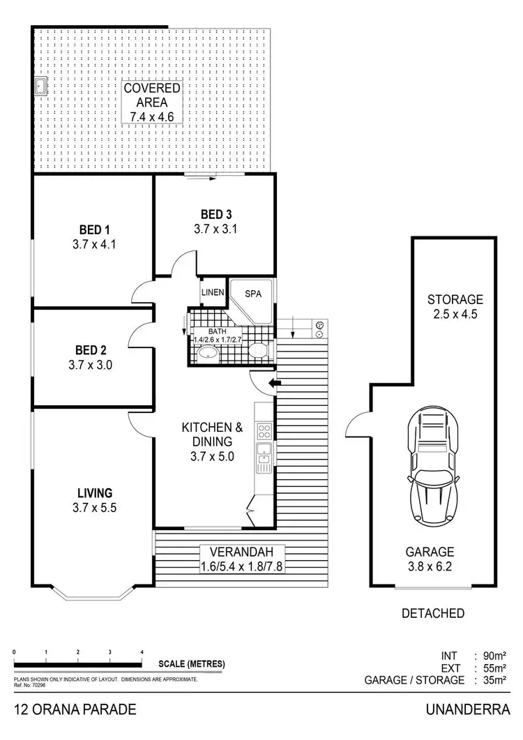 Floorplan of Homely house listing, 12 Orana Parade, Unanderra NSW 2526