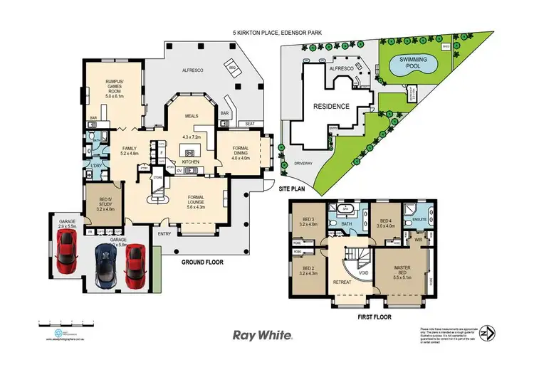 Floorplan of Homely house listing, 5 Kirkton Place, Edensor Park NSW 2176