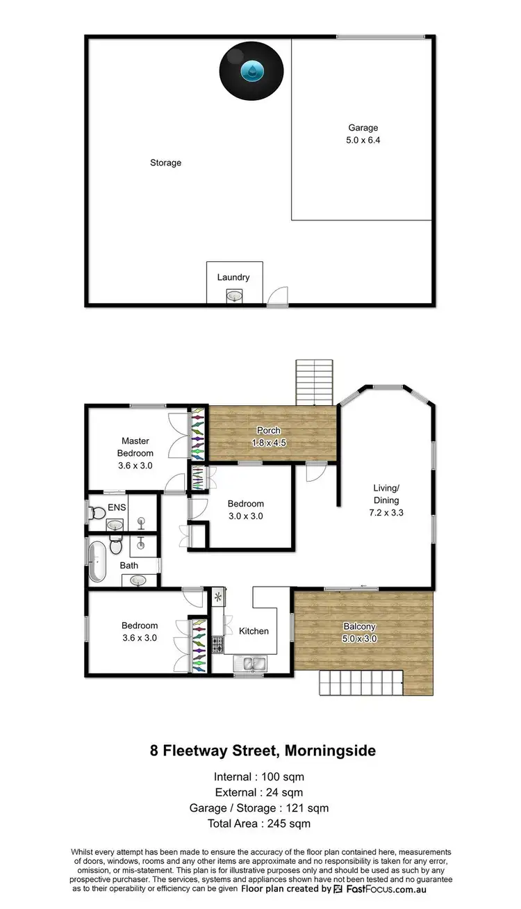 Floorplan of Homely house listing, 8 Fleetway Street, Morningside QLD 4170