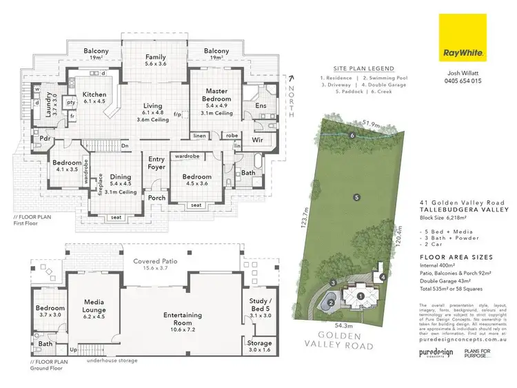 Floorplan of Homely house listing, 41 Golden Valley Road, Tallebudgera Valley QLD 4228