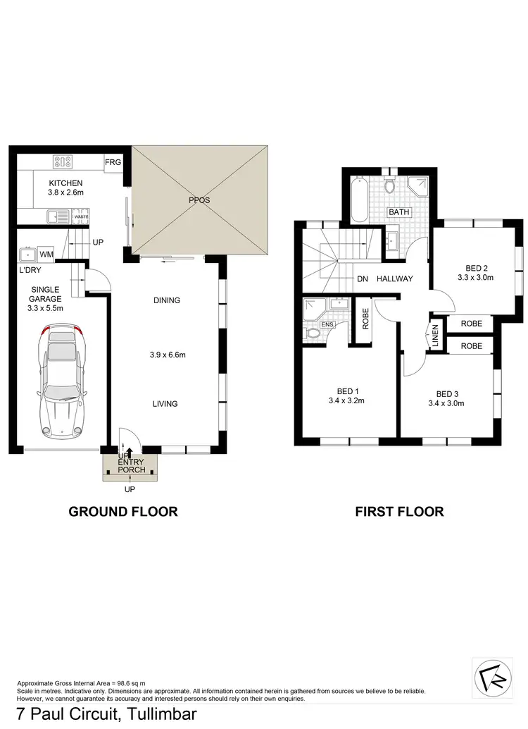 Floorplan of Homely house listing, 7 Paul Circuit, Tullimbar NSW 2527