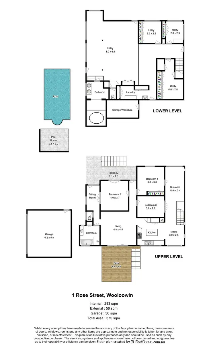 Floorplan of Homely house listing, 1 Rose Street, Wooloowin QLD 4030