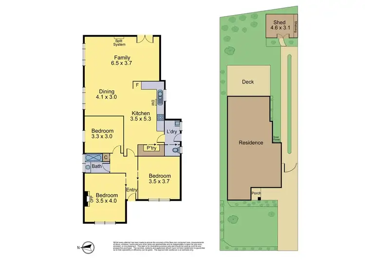 Floorplan of Homely house listing, 21 McDowall Street, Mitcham VIC 3132