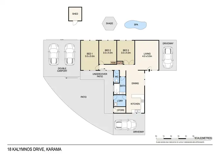Floorplan of Homely house listing, 18 Kalymnos Drive, Karama NT 812