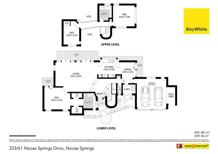 Floorplan of Homely villa listing, 333/61 Noosa Springs Drive, Noosa Springs QLD 4567
