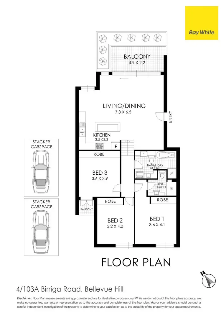 Floorplan of Homely apartment listing, 4/103A Birriga Road, Bellevue Hill NSW 2023