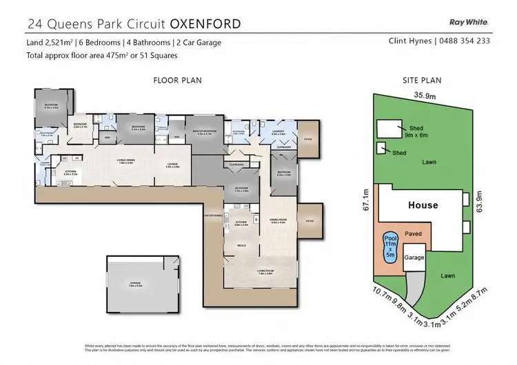 Floorplan of Homely house listing, 24 Queens Park Circuit, Oxenford QLD 4210