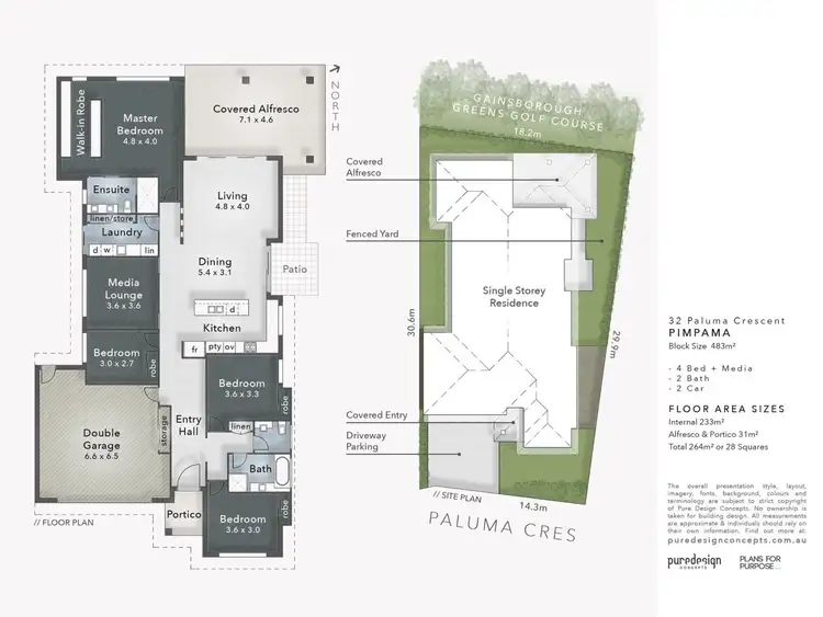 Floorplan of Homely house listing, 32 Paluma Crescent, Pimpama QLD 4209