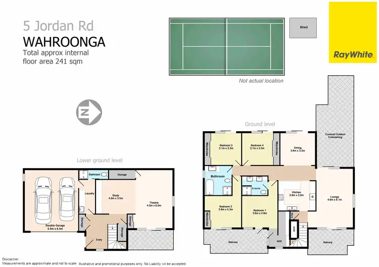 Floorplan of Homely house listing, 5 Jordan Road, Wahroonga NSW 2076
