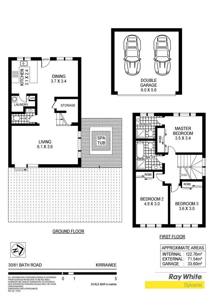 Floorplan of Homely townhouse listing, 30/81 Bath Road, Kirrawee NSW 2232