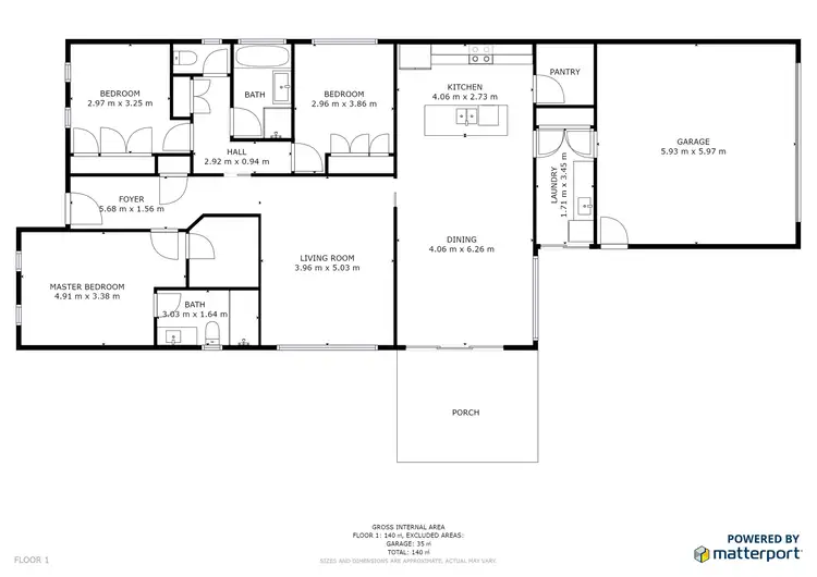 Floorplan of Homely house listing, 32 Tower Avenue, Swan Hill VIC 3585