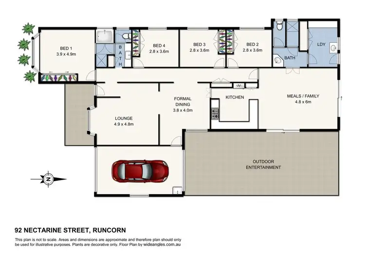Floorplan of Homely house listing, 92 Nectarine Street, Runcorn QLD 4113