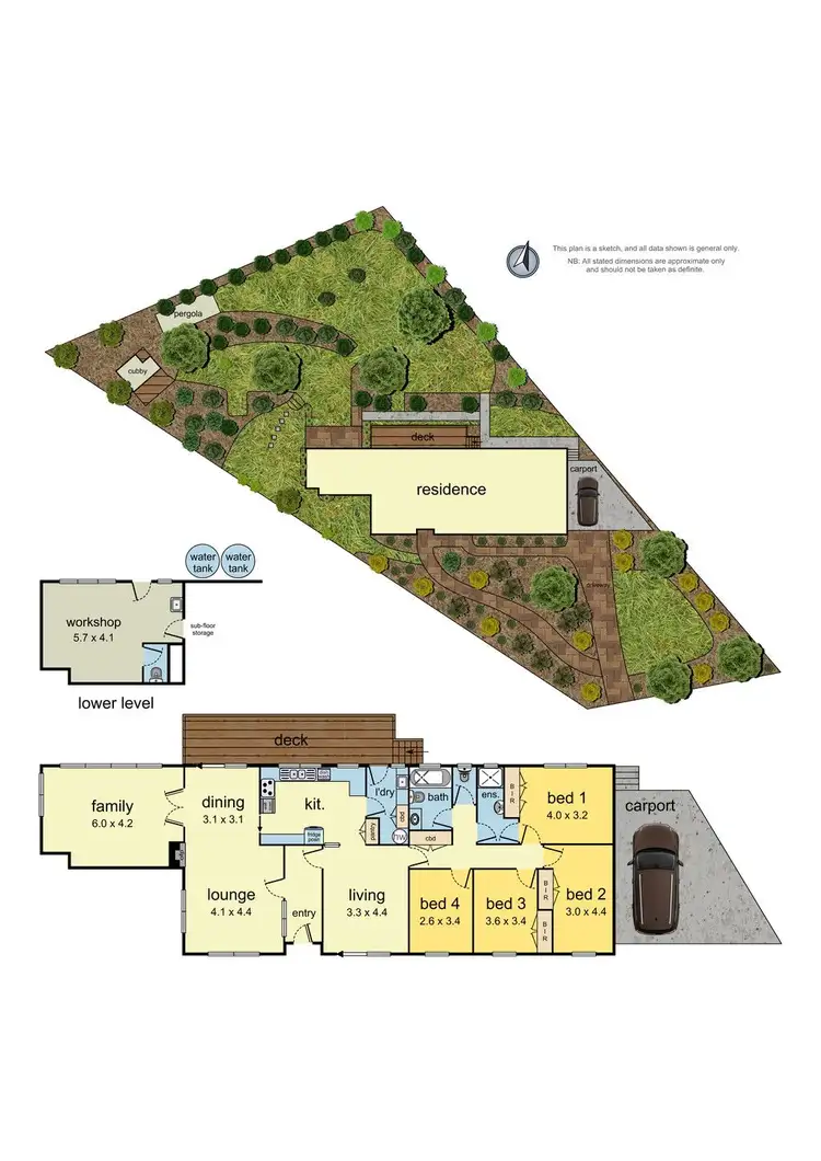 Floorplan of Homely house listing, 54 Summit Crescent, Ringwood North VIC 3134