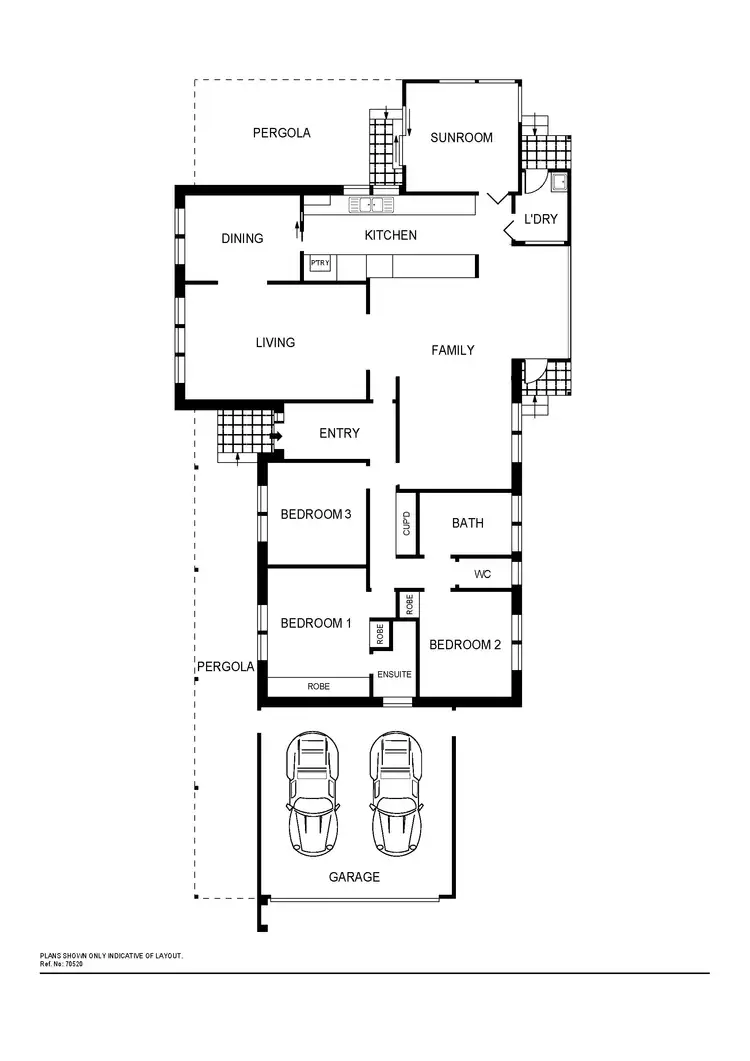 Floorplan of Homely house listing, 64 Greenough Circuit, Kaleen ACT 2617