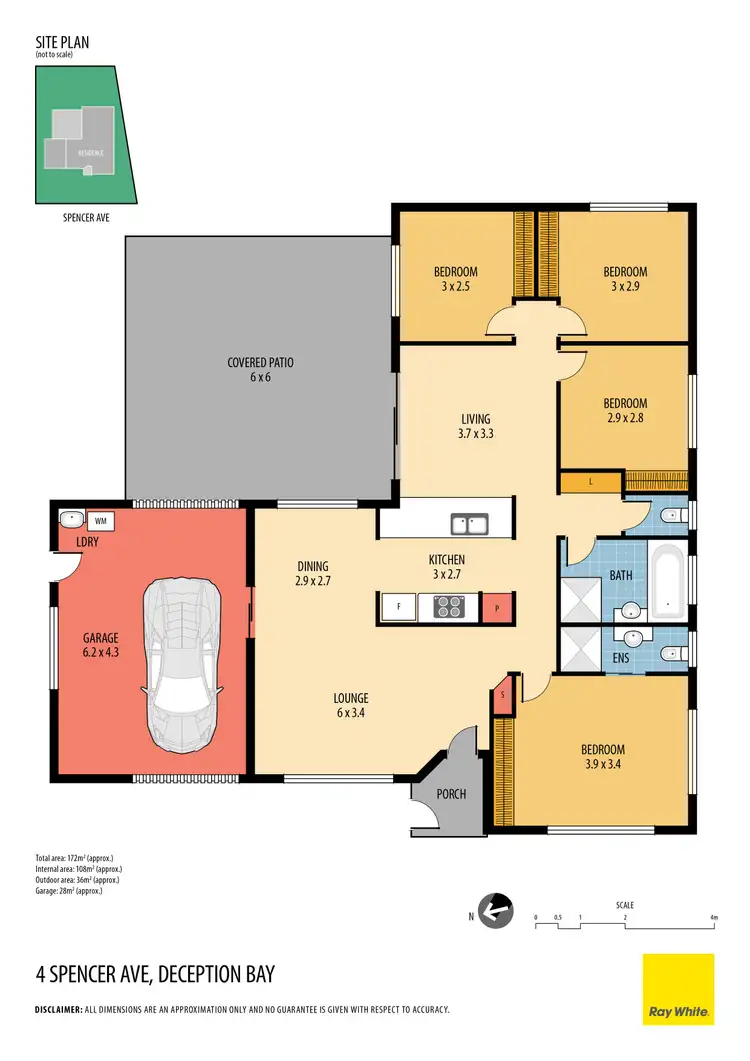 Floorplan of Homely house listing, 4 Spencer Avenue, Deception Bay QLD 4508