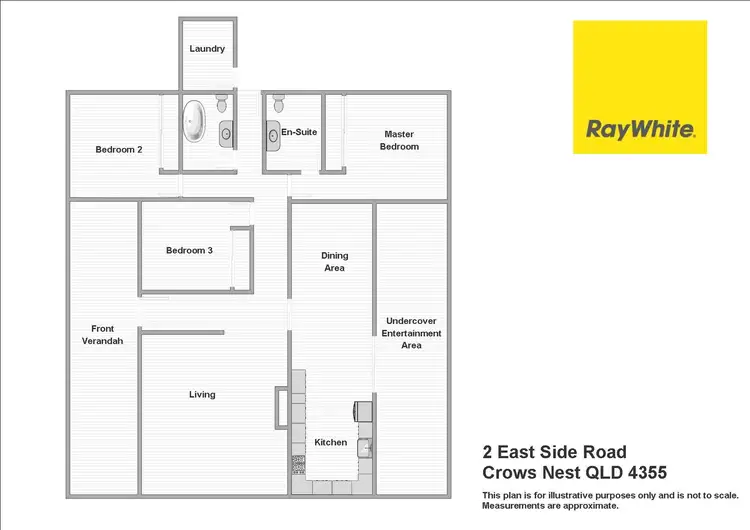 Floorplan of Homely house listing, 2 East Side Road, Crows Nest QLD 4355