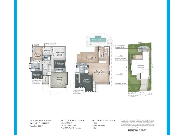 Floorplan of Homely house listing, 21 Peckham Court, Pacific Pines QLD 4211