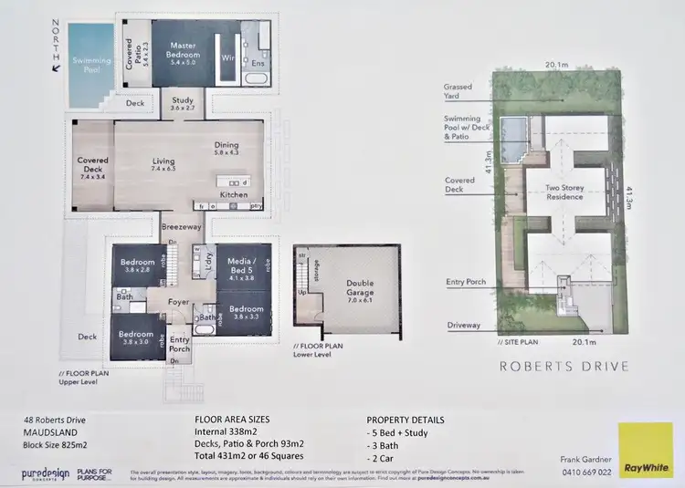 Floorplan of Homely house listing, 48 Roberts Drive, Maudsland QLD 4210