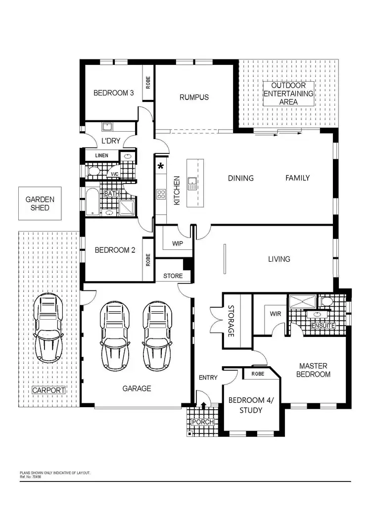 Floorplan of Homely house listing, 4 Cazneaux Crescent, Weston ACT 2611
