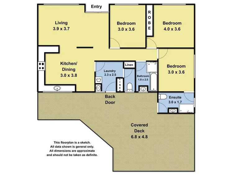 Floorplan of Homely house listing, 20 Pine Avenue, Cowes VIC 3922