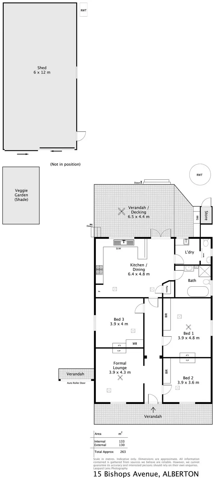 Floorplan of Homely house listing, 15 Bishops Avenue, Alberton SA 5014