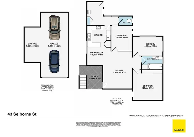 Floorplan of Homely house listing, 43 Selborne Street, Mount Gravatt East QLD 4122