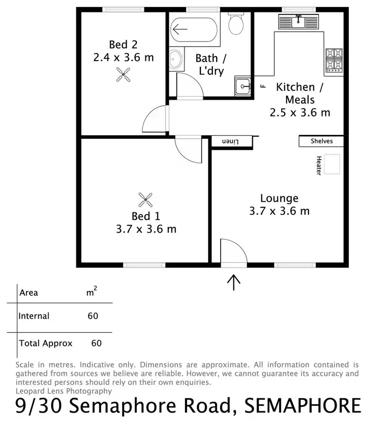 Floorplan of Homely unit listing, 9/30 Semaphore Road, Semaphore SA 5019