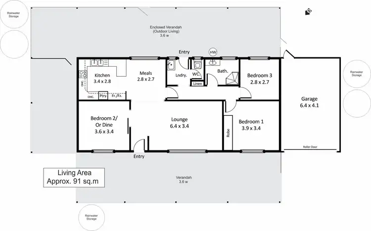 Floorplan of Homely house listing, 17138 Sturt Highway, Barmera SA 5345