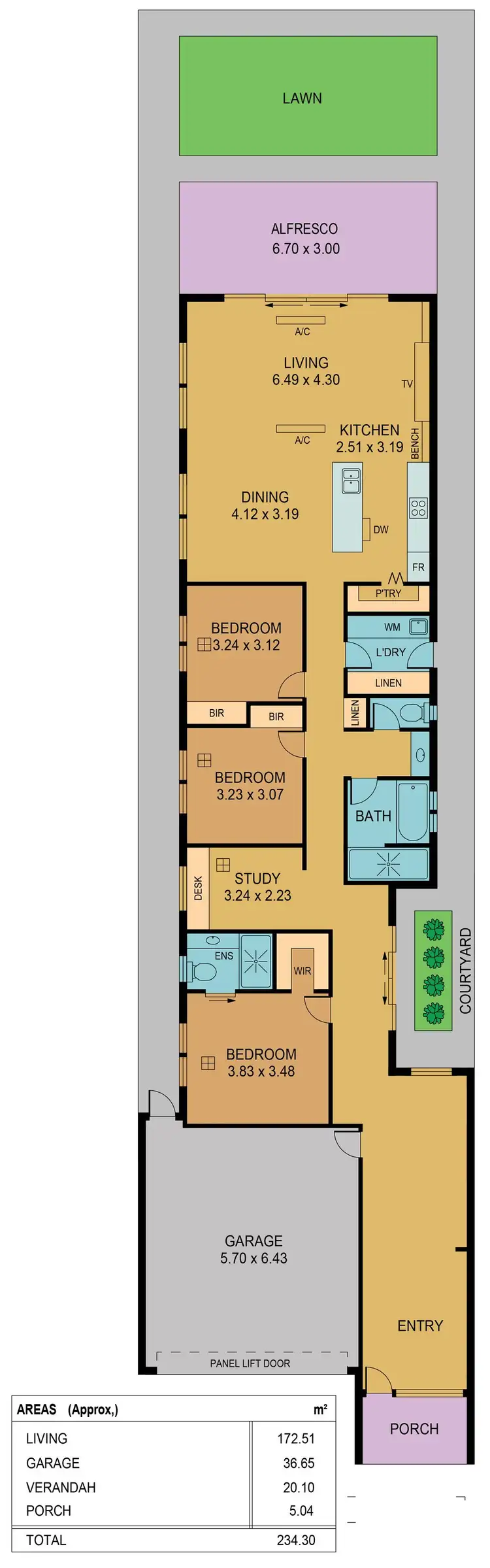 Floorplan of Homely house listing, 20A Glen Lossie Street, Woodville South SA 5011