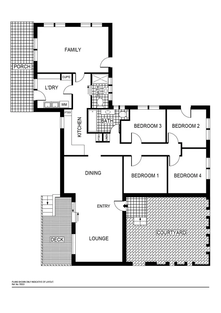 Floorplan of Homely house listing, 15 Skinner Street, Cook ACT 2614