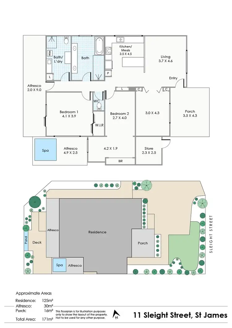 Floorplan of Homely house listing, 11 Sleight Street, St James WA 6102