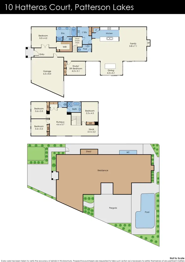 Floorplan of Homely house listing, 10 Hatteras Court, Patterson Lakes VIC 3197