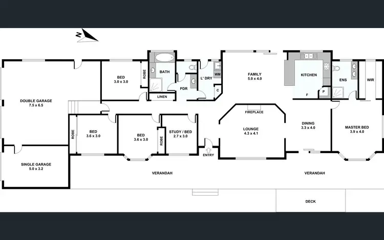 Floorplan of Homely house listing, 8 Bloodwood Court, Rothwell QLD 4022