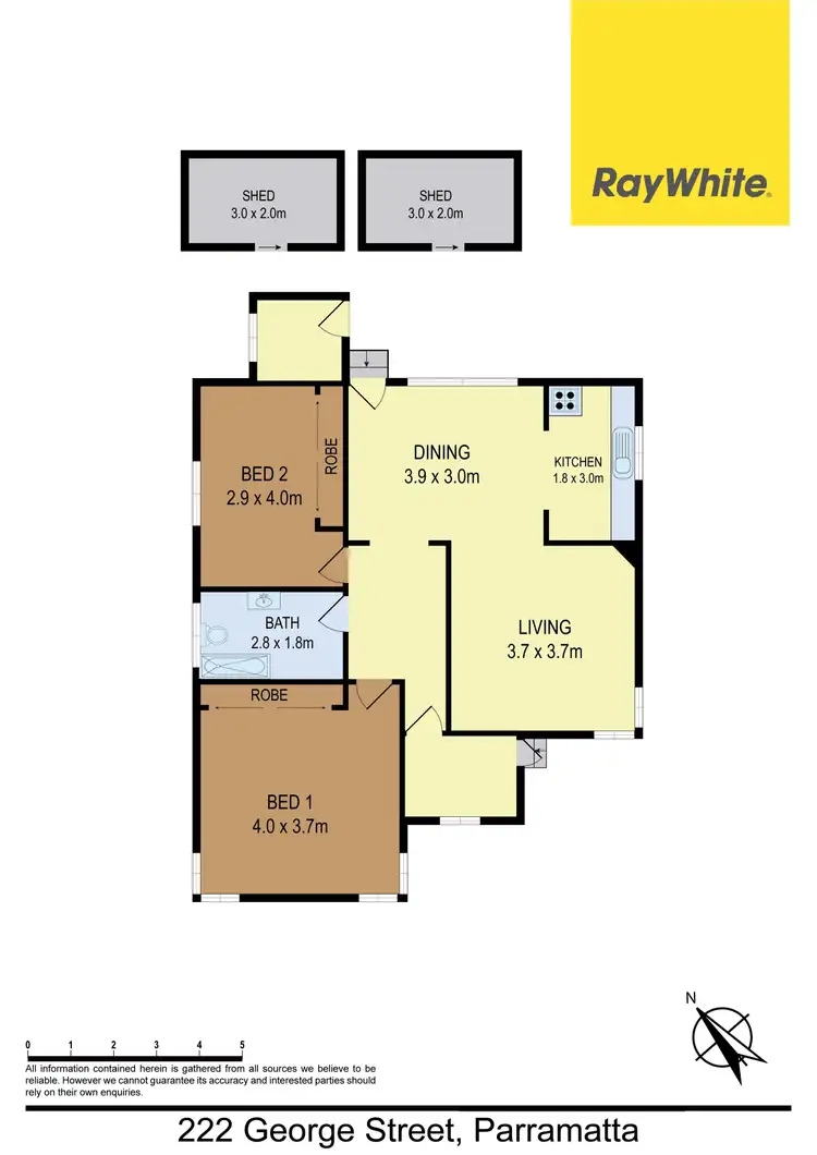 Floorplan of Homely house listing, 222 George Street, Parramatta NSW 2150