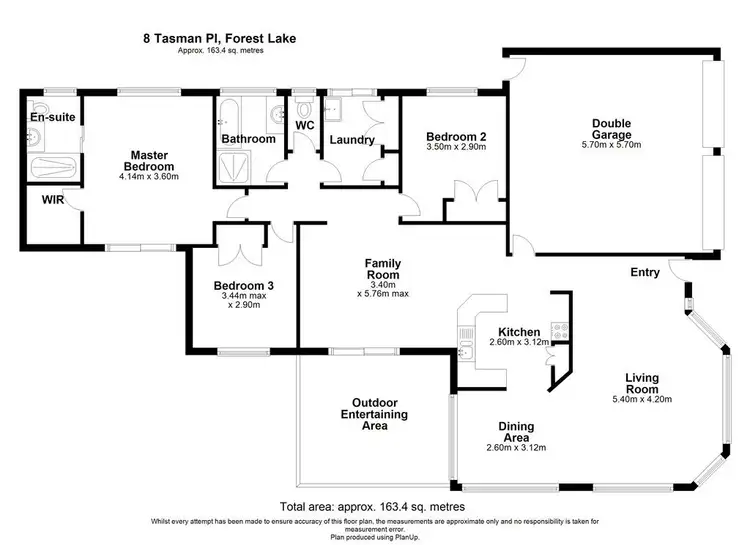 Floorplan of Homely house listing, 8 Tasman Place, Forest Lake QLD 4078